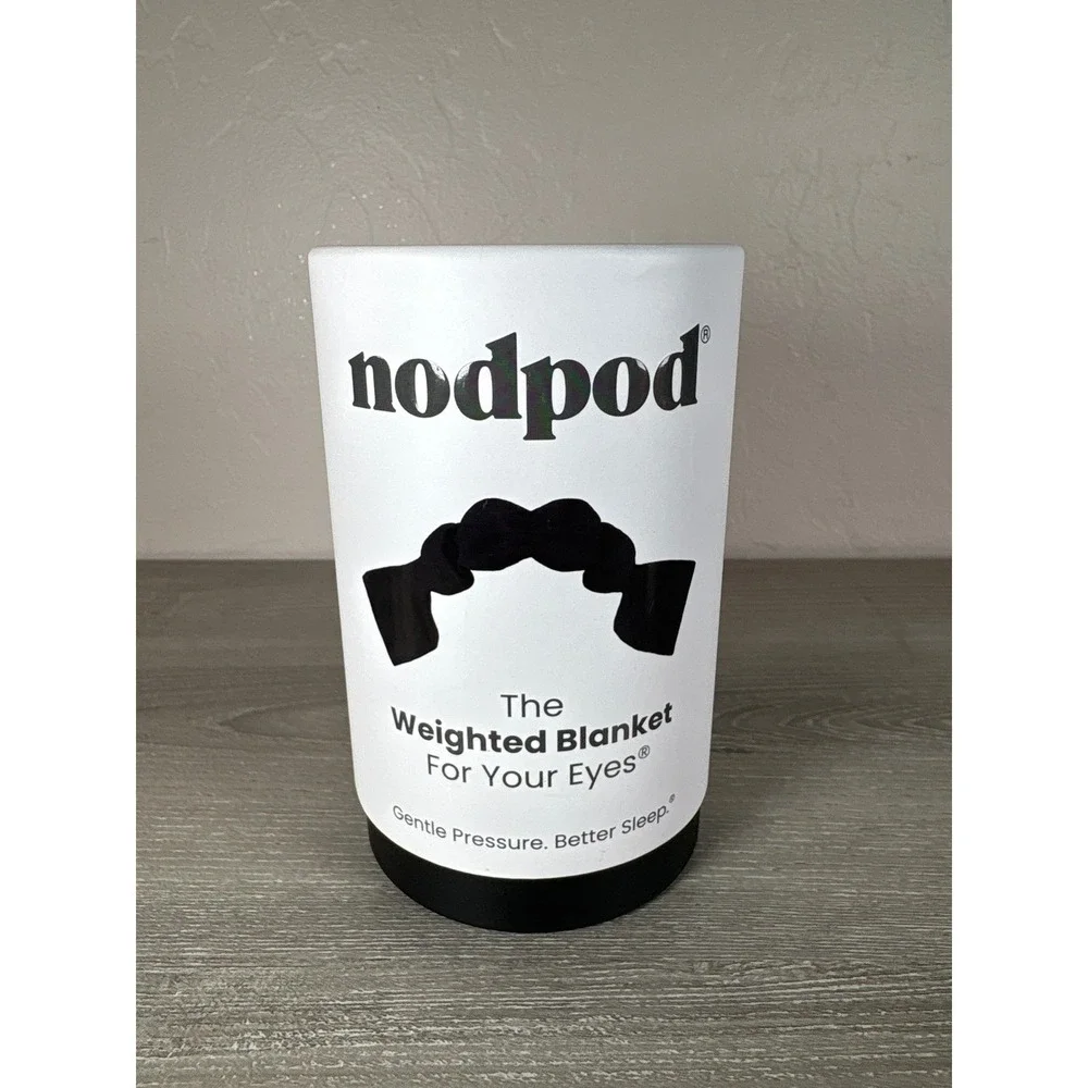 New Nodpod Weighted Sleep Mask Black Brand NEW
